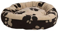 Trixie Lit Pour Chien Rond Sammy Beige Et Noir
