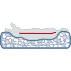 Trixie Coussin Carré Vital Tonio Bleu -lacompagniedesanimaux GRA PRO VitalBett Hund 5b 3