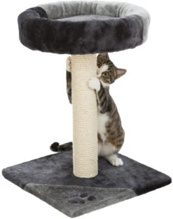 Trixie Poteau Grattoir Tarifa Gris-noir -lacompagniedesanimaux PHO PRO CAT CLIP 43712 2 620a1f668bed5
