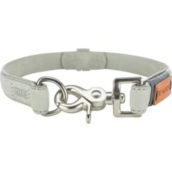 Trixie Collier En Cuir Gris -lacompagniedesanimaux PHO PRO CLIP 17520 1 635b7e2388369 g