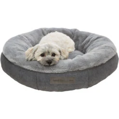 Trixie Lit Rond Liano Gris -lacompagniedesanimaux PHO PRO DOG CLIP 37976 1