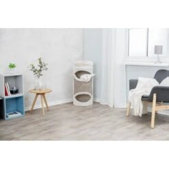 Trixie Cat Tower Gracia Chat Diam 85 Cm Gris Clair