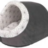 Trixie Cave Diamond Soft Anthracite Blanc -lacompagniedesanimaux modificar cueva suave diamond 35 26 40cm antracita blanco 2