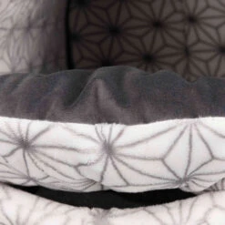 Trixie Cave Diamond Soft Anthracite Blanc -lacompagniedesanimaux modificar cueva suave diamond 35 26 40cm antracita blanco 4 3