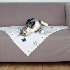 Trixie Couverture Mimi 70 × 50 Cm Gris Clair