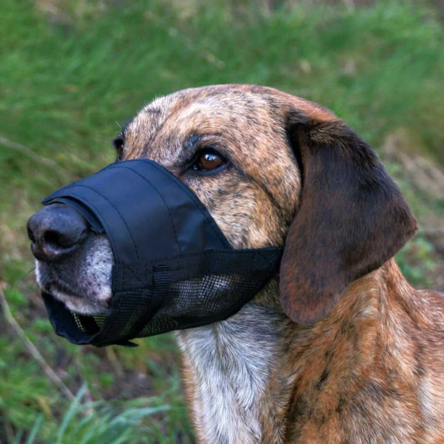 Trixie Muselière Avec Partie Maillée Noir S 4 Trixie Muselière Avec Partie Maillée Noir S – Image 2