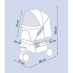 Trixie Poussette Friends On Tour Chien Et Chat -lacompagniedesanimaux trixie poussette friends on tour chien et chat 9