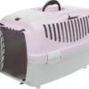 Trixie Box De Transport Capri 2 Mauve XS-S 1 Trixie Box De Transport Capri 2 Mauve XS-S -lacompagniedesanimaux trixie box de transport capri gris clair mauve taille 2