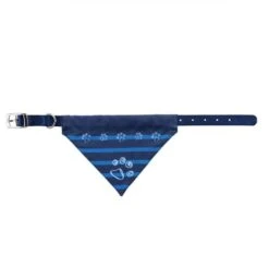 Trixie Collier En Nylon Avec Bandana Indigo S-M - Destockage