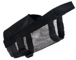 Trixie Muselière Avec Partie Maillée Noir L-XL