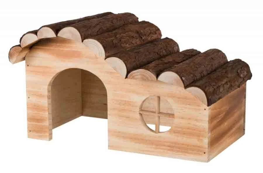 Trixie Natural Living Maison Hanna En Bois Flammé Chinchillas Et Cochons D'inde – Image 2