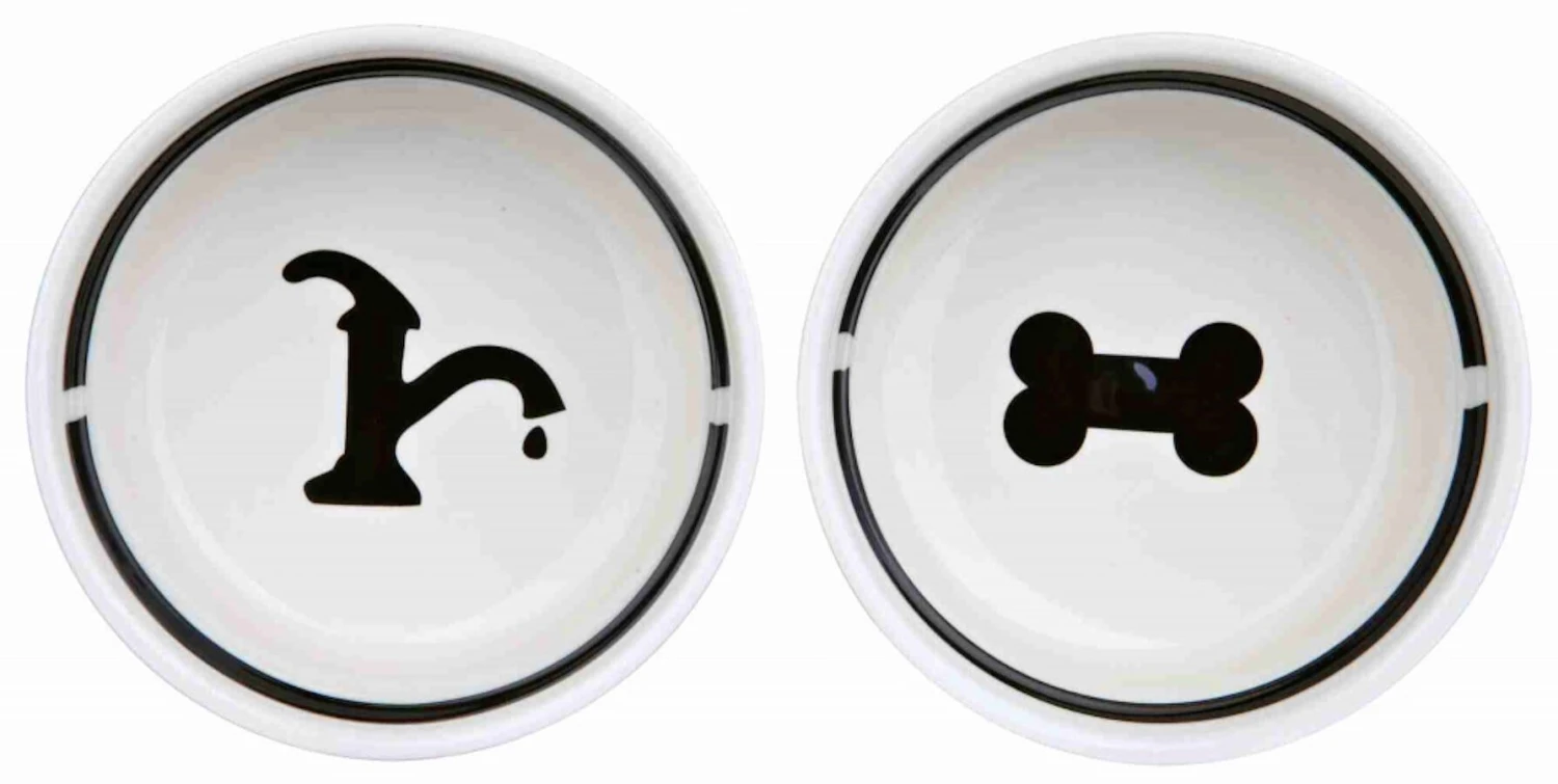 Trixie Set De Gamelles En Céramique & Support 0,25 L – Image 2